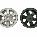 Ilc Replacement for Power Wheels X6645 Jeep Hurricane Front Rims (inner & Outer) X6645 JEEP HURRICANE FRONT RIMS (INNER & OUTER) P